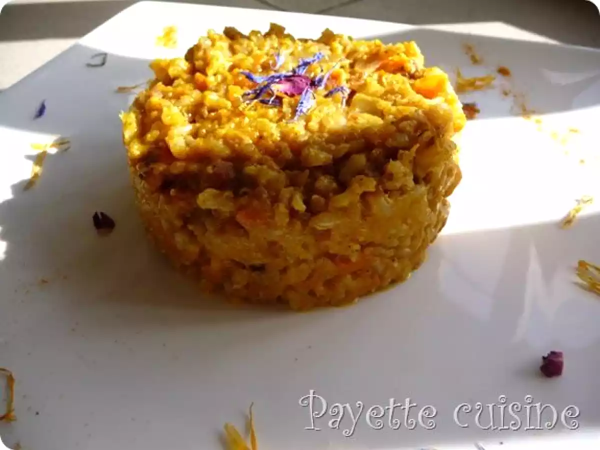 Risotto de potimarron lardons noisettes - photo 3