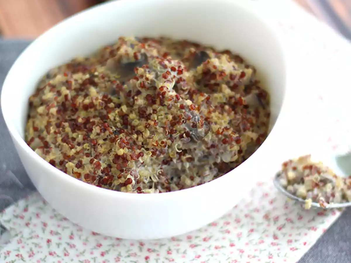 Risotto de quinoa aux champignons - photo 3