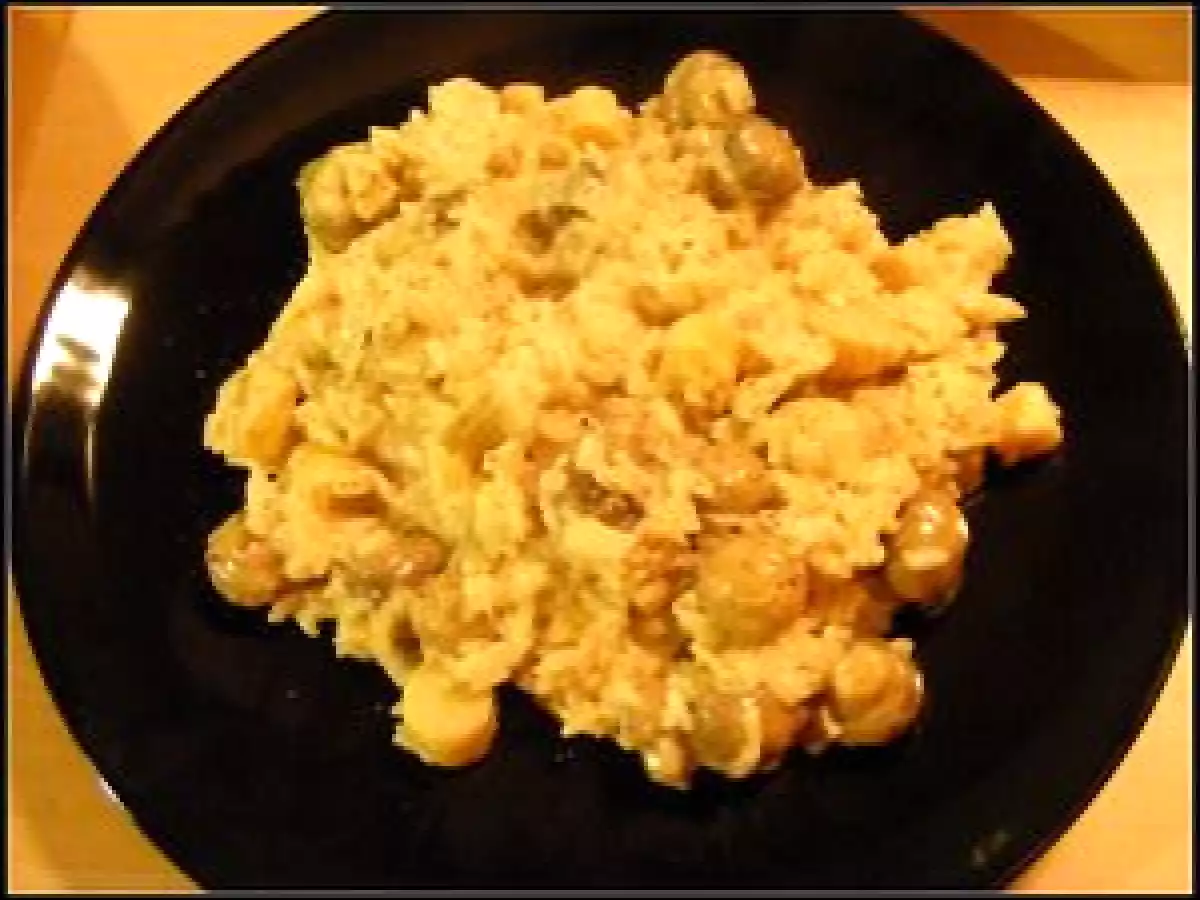 Risotto de St Jacques aux poireaux et aux champignons