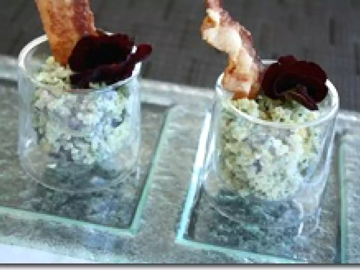 Risotto Froid de Quinoa aux Herbes et Croustillant de Pancetta - photo 3