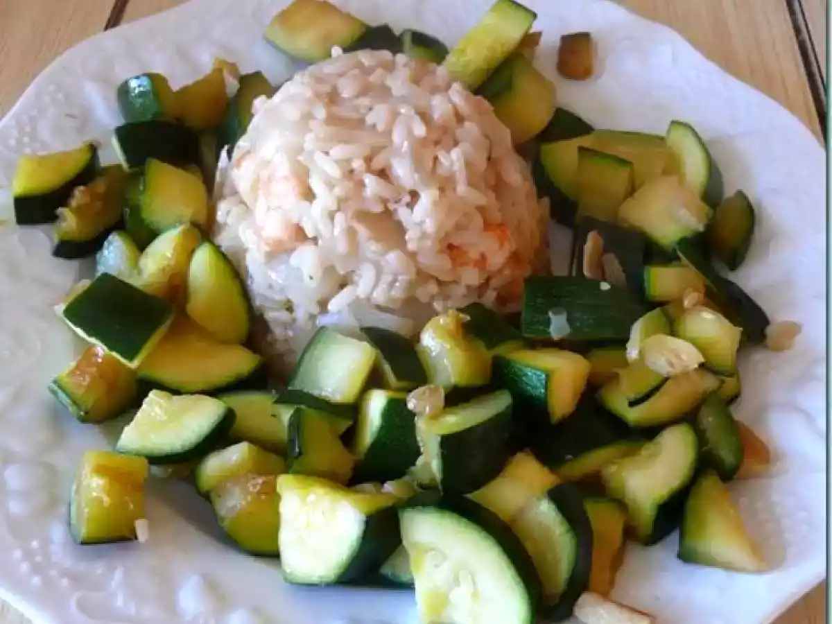 Risotto léger aux crevettes