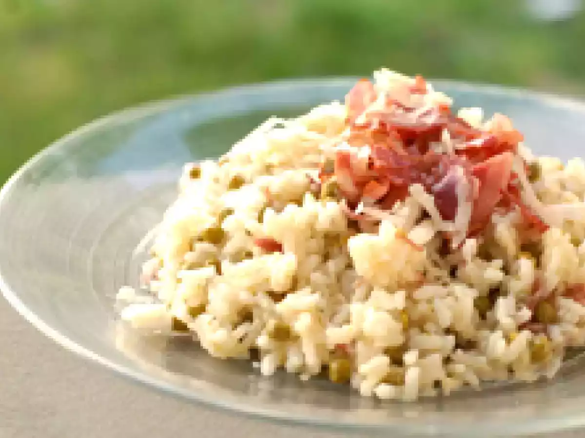 Risotto Pancetta et Petits Pois