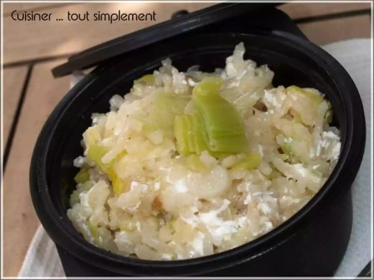 Risotto Poireaux - Chèvre - photo 3