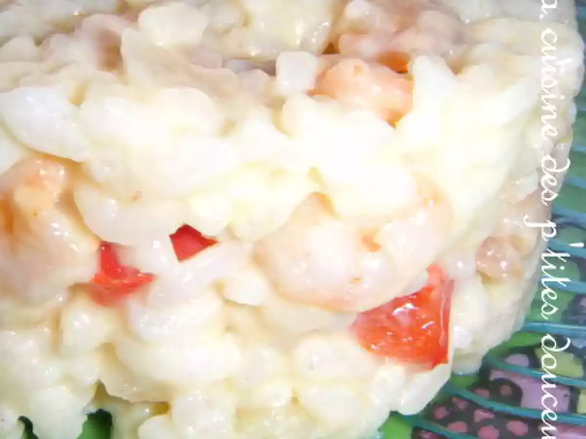 Risotto poivron crevettes