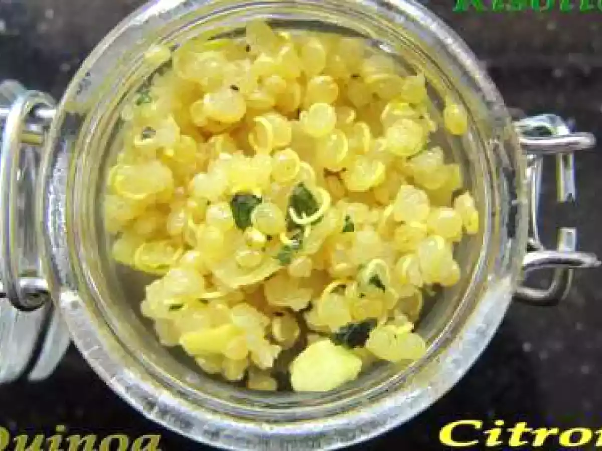 RISOTTO QUINOA AU CITRON