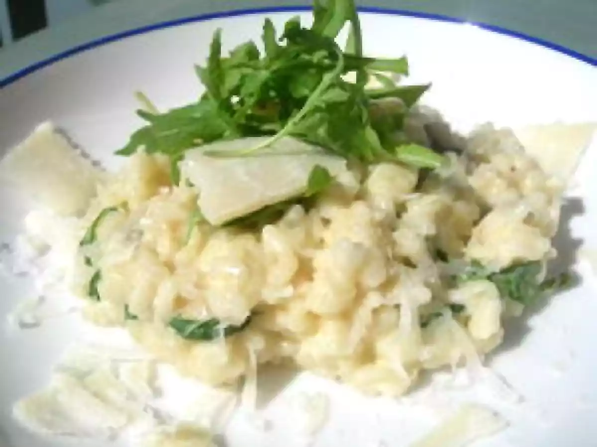 Risotto roquette et mascarpone