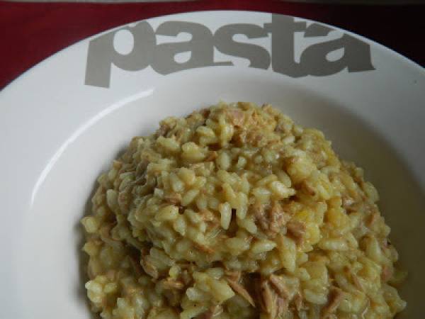 Risotto safran et thon.