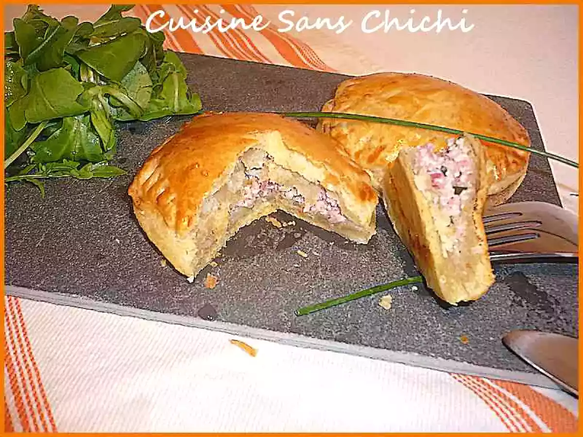Rissoles au jambon et ciboulette