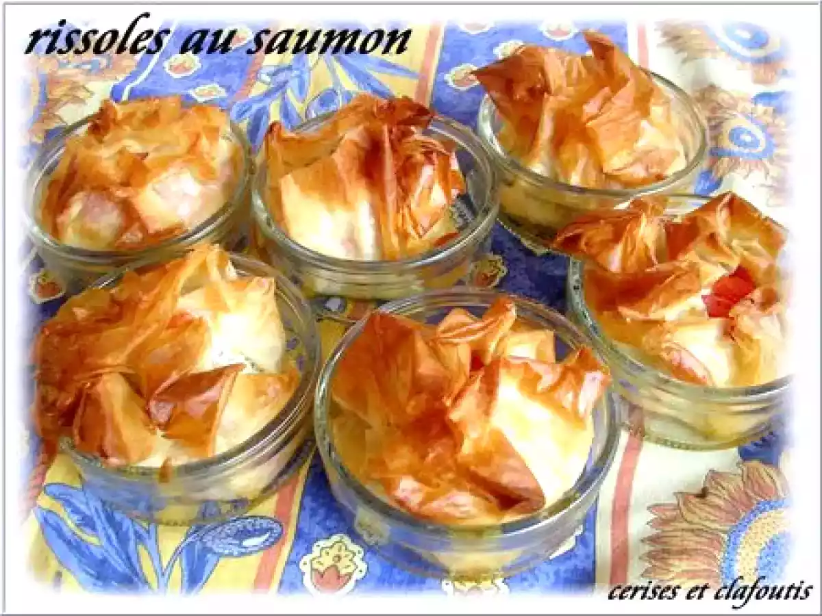 RISSOLES SAUMON, RICOTTA ET TOMATES