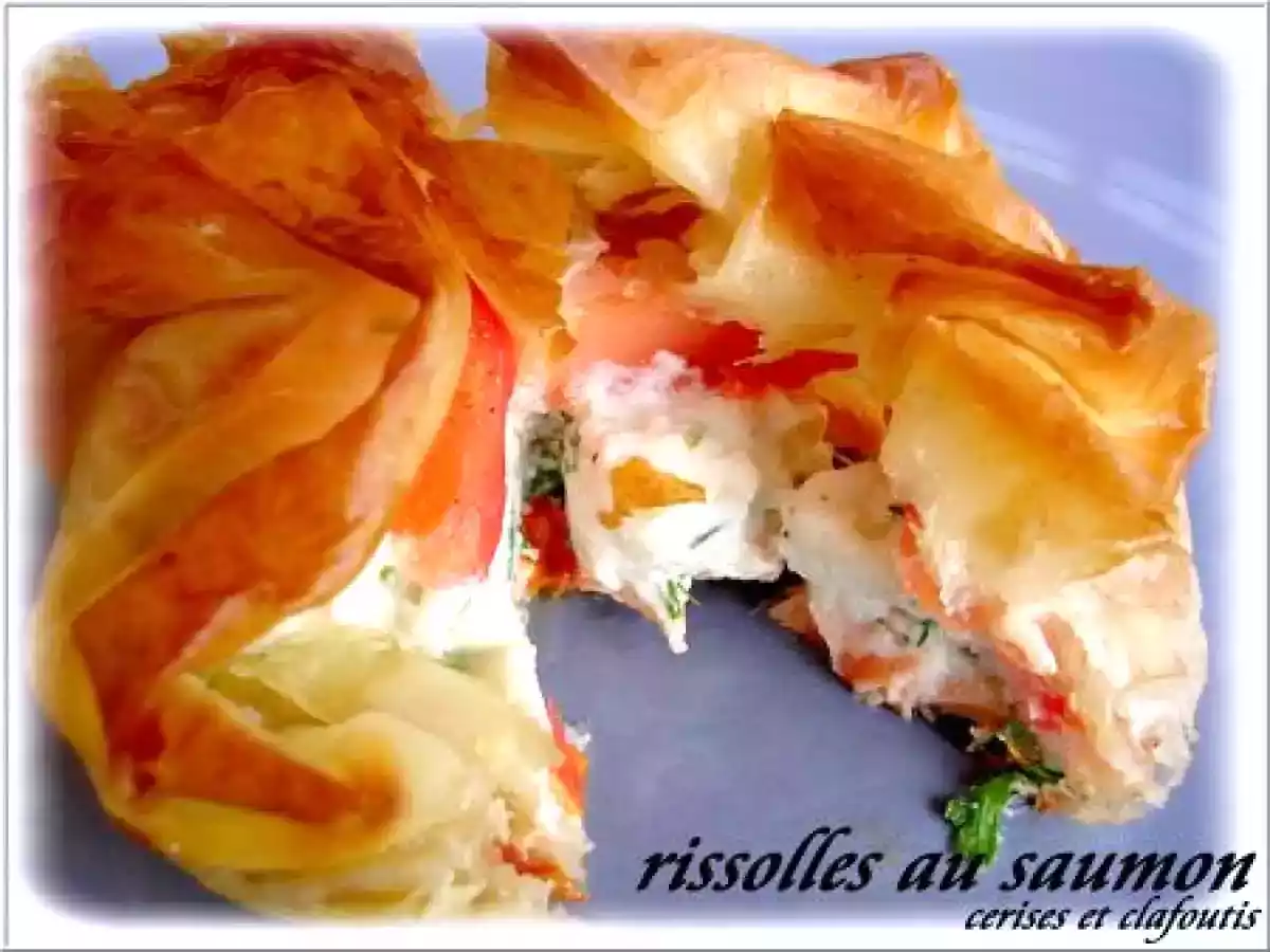 RISSOLES SAUMON, RICOTTA ET TOMATES - photo 2