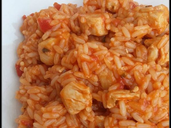 Riz A La Tomate Poulet Au Cookeo Recette Ptitchef