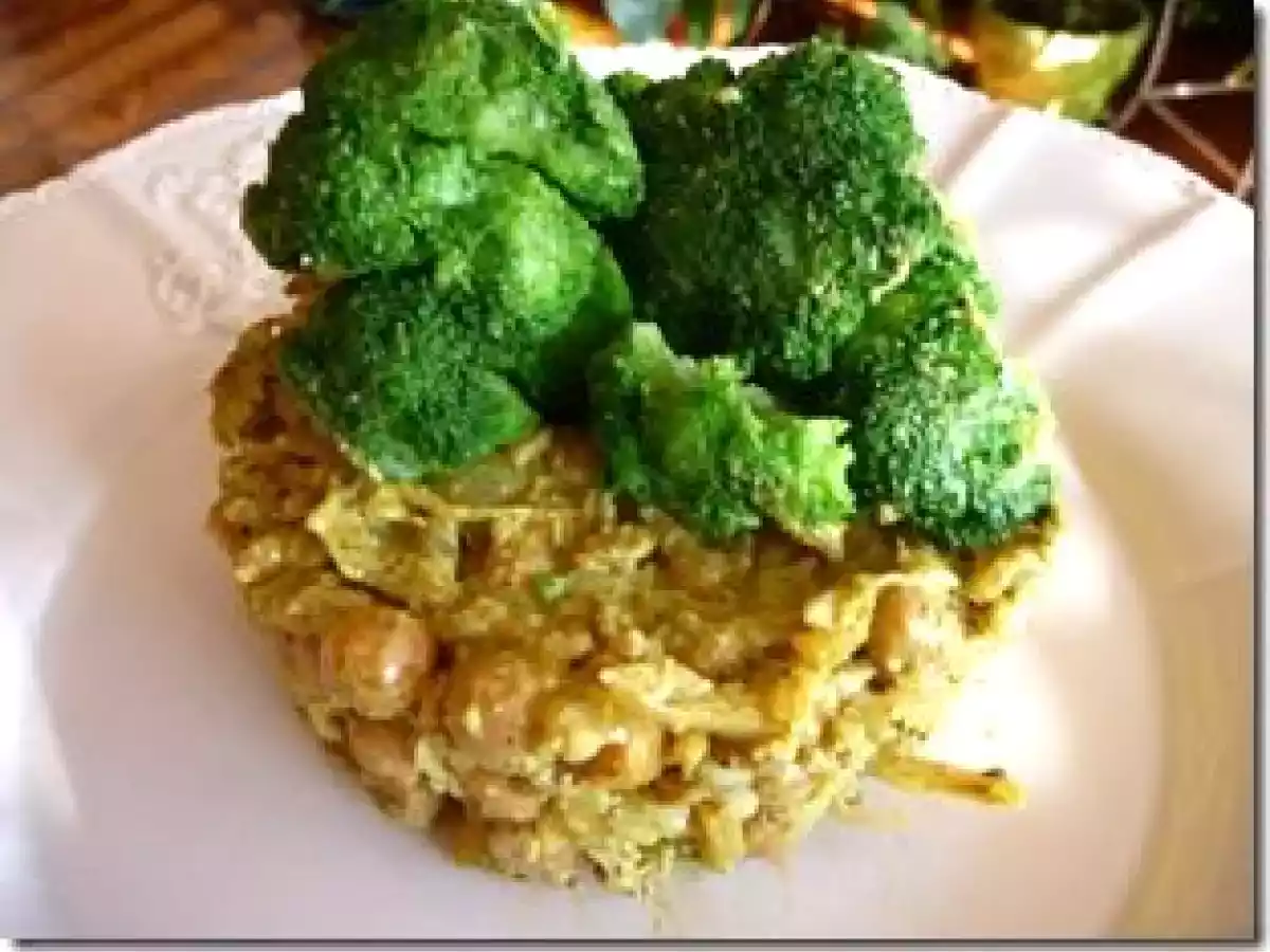 Riz au curry et aux pois chiches