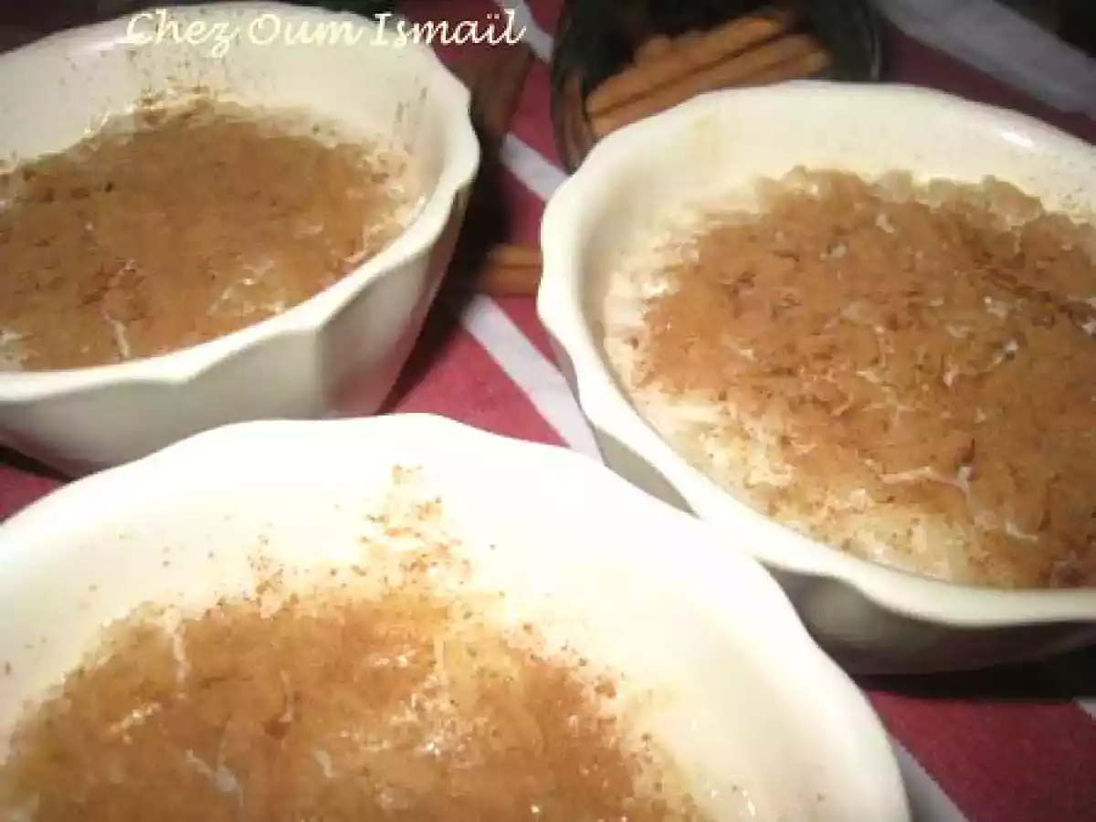 Riz au lait à la cannelle (arroz doce)