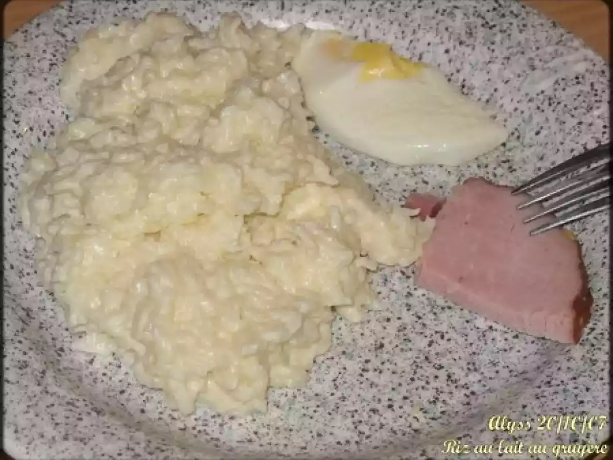 Riz au lait au gruyère - photo 3