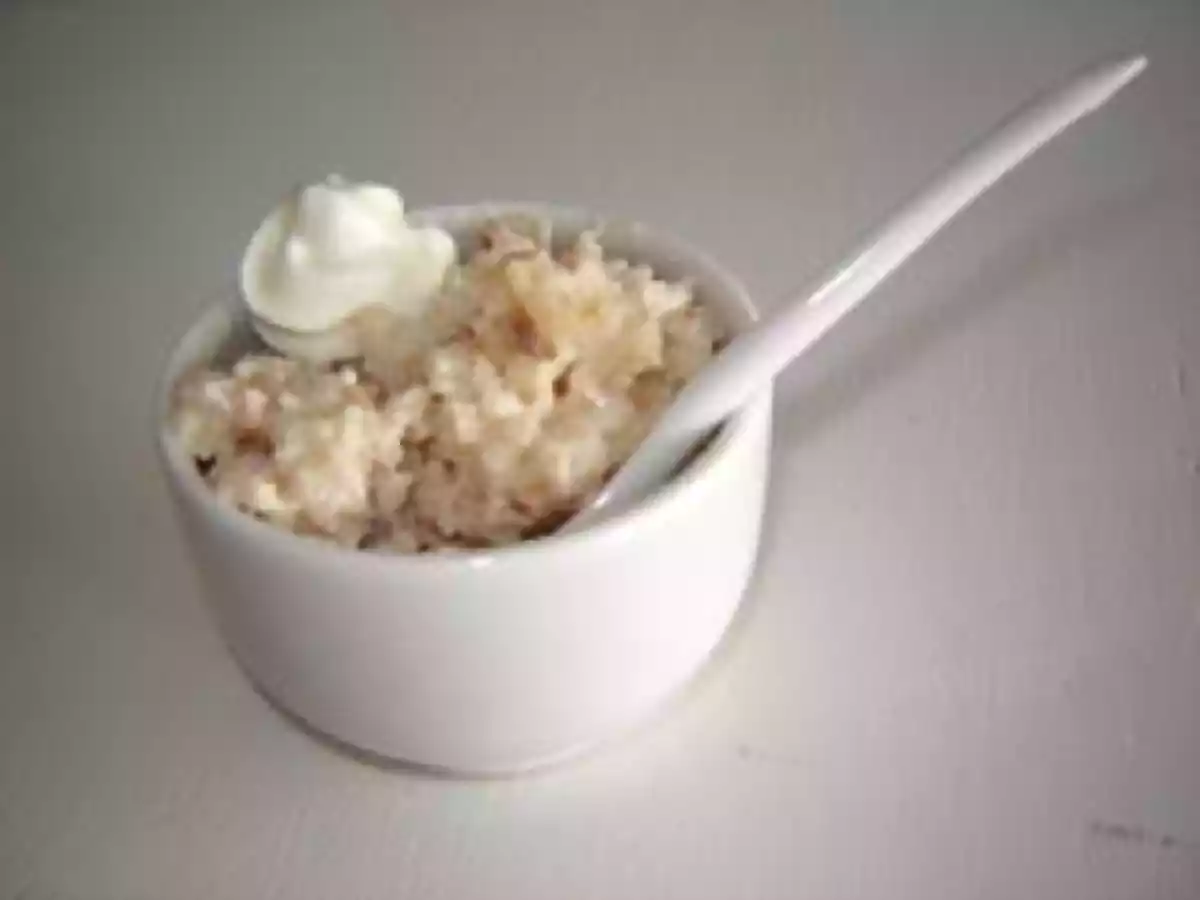 Riz au lait au pralin