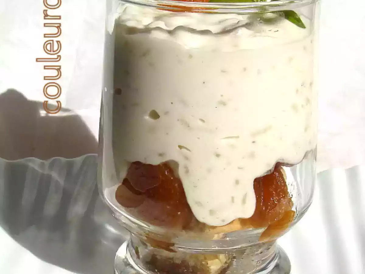 Riz au lait aux abricots comme un tiramisu (au thermomix)