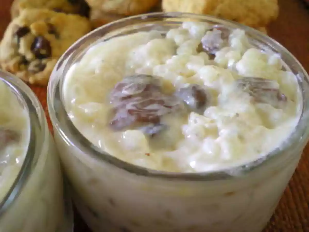 Riz au lait aux saveurs vanillées et aux raisins secs - photo 2