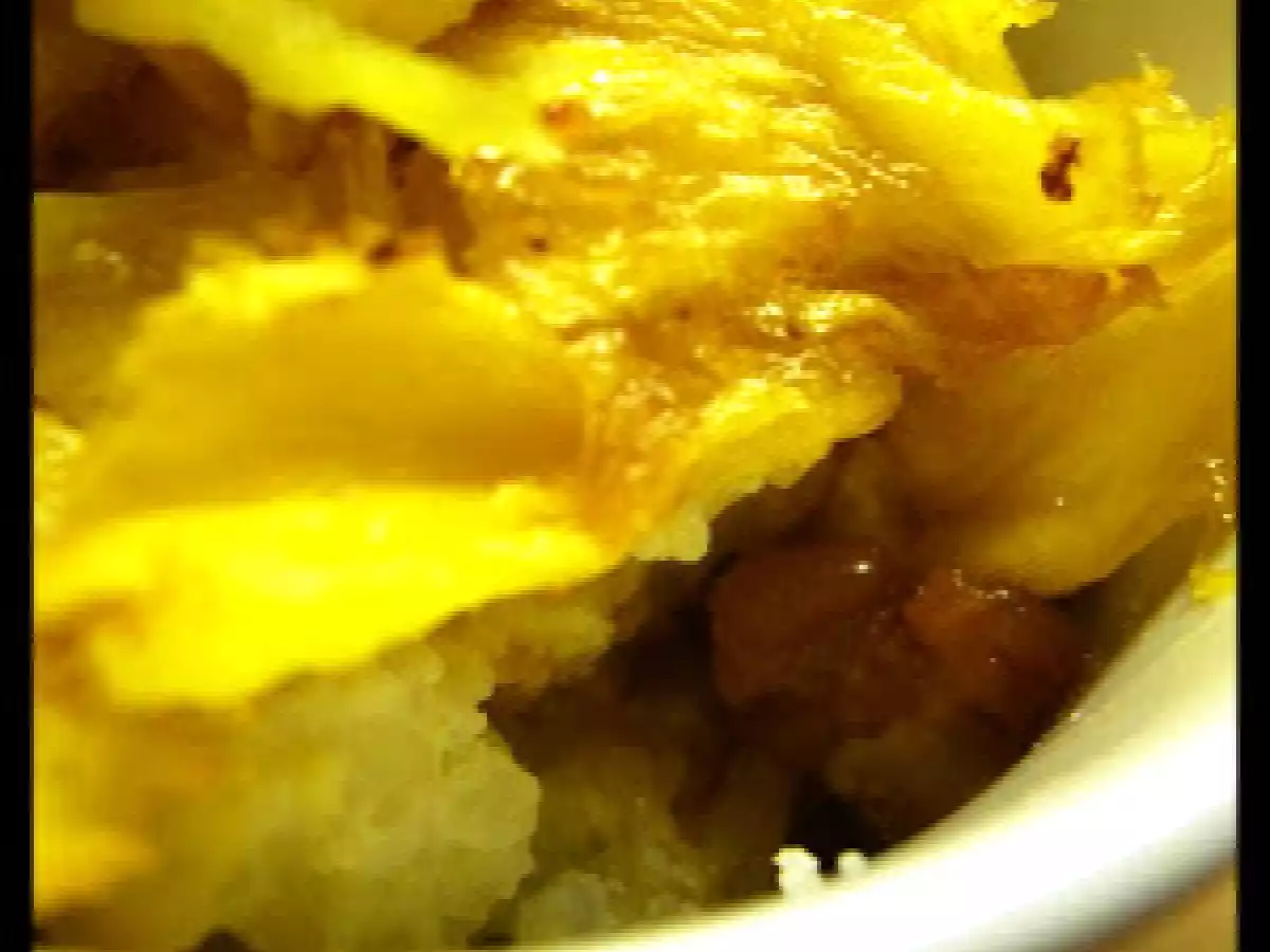 Riz au lait caramélisé et ses copaux d'ananas