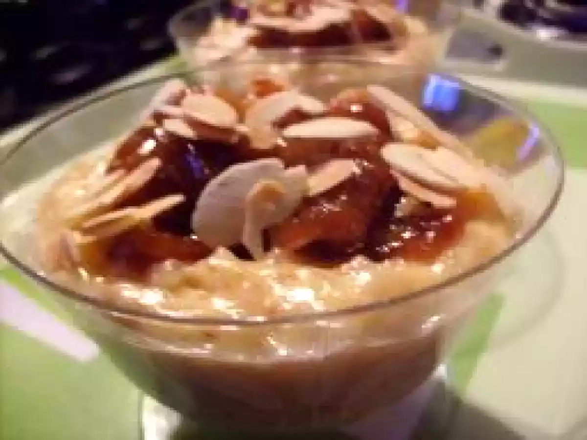 Riz au lait concentré non sucré et sa compotée de mirabelles - photo 2