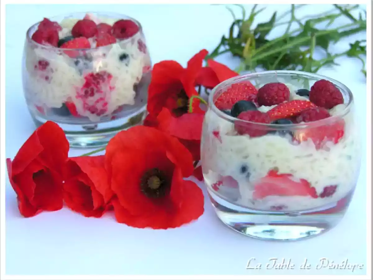 Riz au Lait de Coco, Chocolat Blanc et Fruits Rouges - photo 2