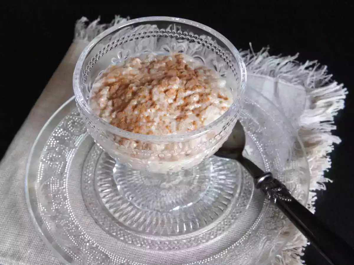 Riz au lait parfumé aux épices
