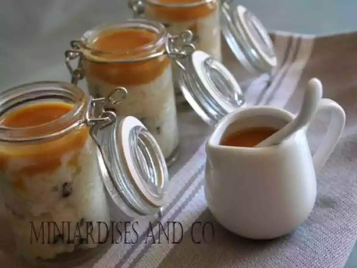 RIZ AU LAIT-PEPITES DE CHOCOLAT ETCARAMEL AU BEURRE SALE