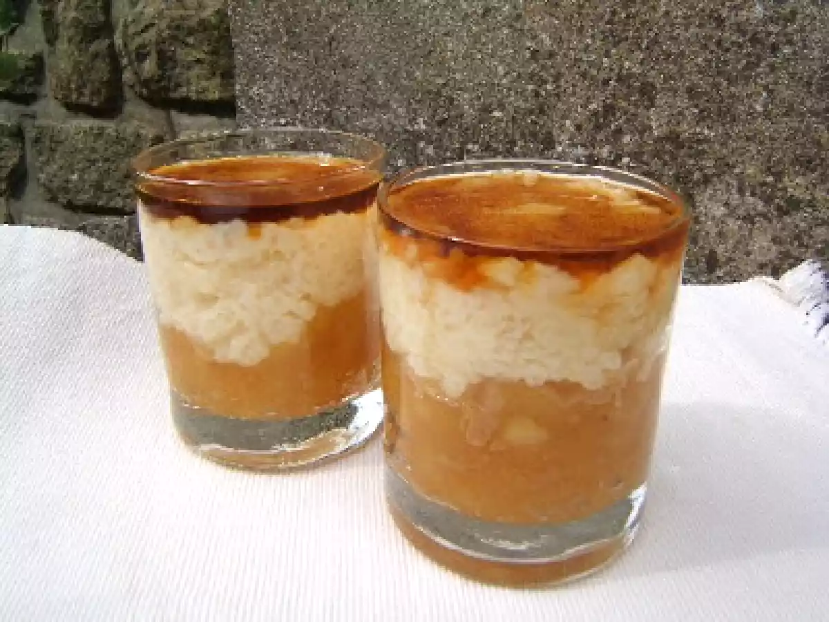 Riz au lait son fondant aux pommes caramélisées et son sirop d'érable - photo 2