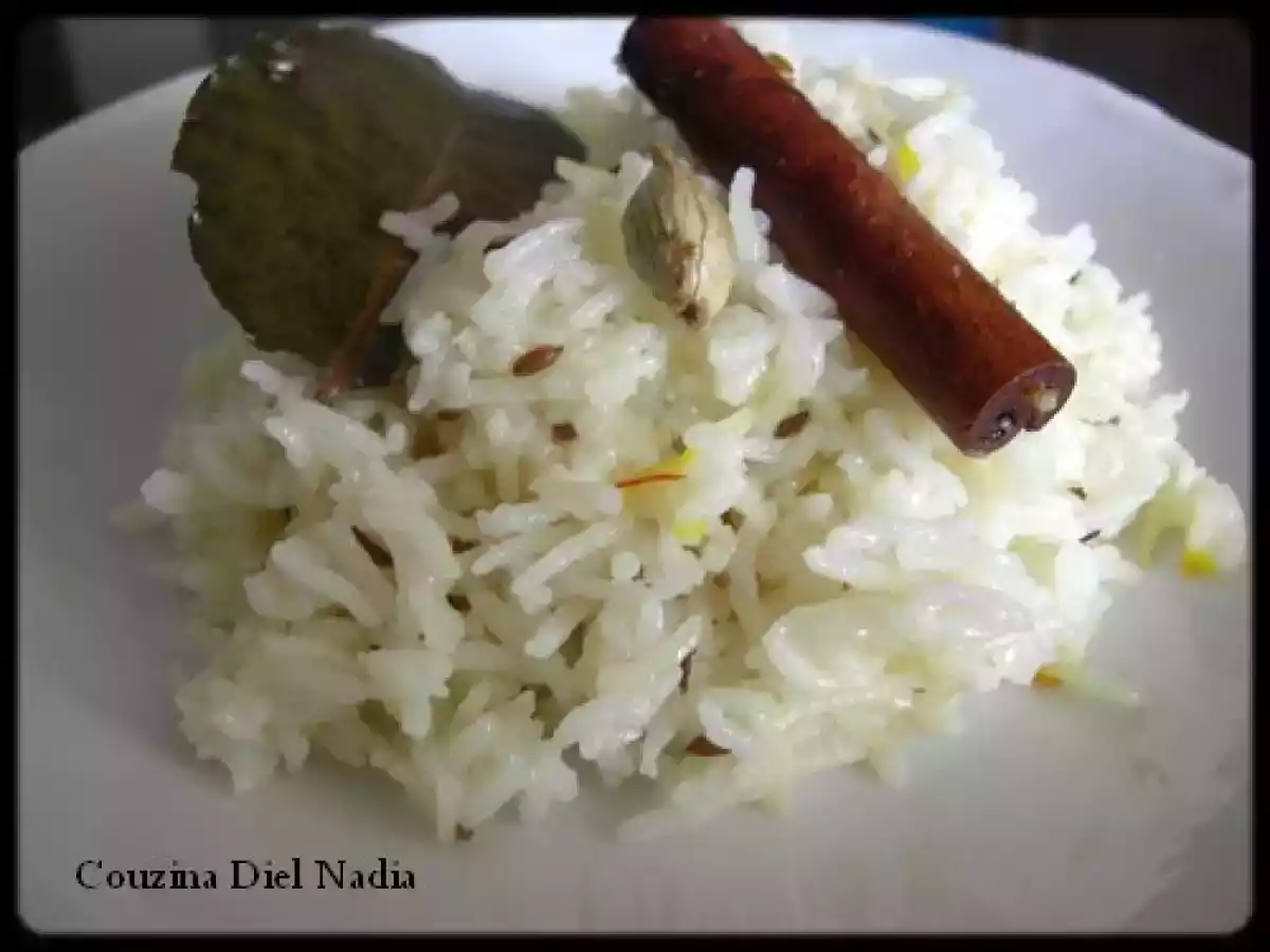 Riz au Safran et à la Cardamome