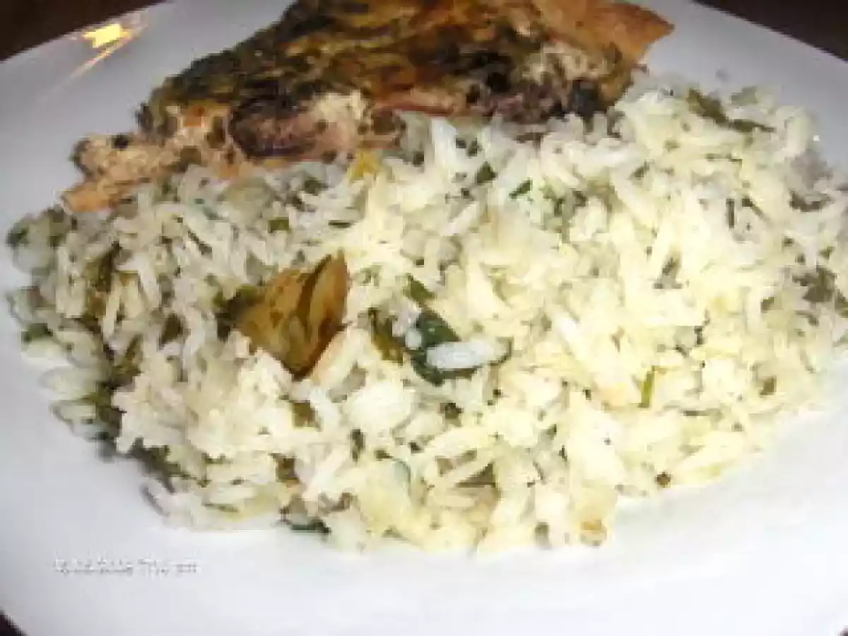 Riz aux épinards et au citron