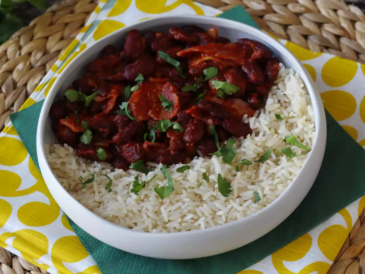 Riz aux haricots rouges et poitrine fumée : un plat typique de la cuisine cubaine - photo 3
