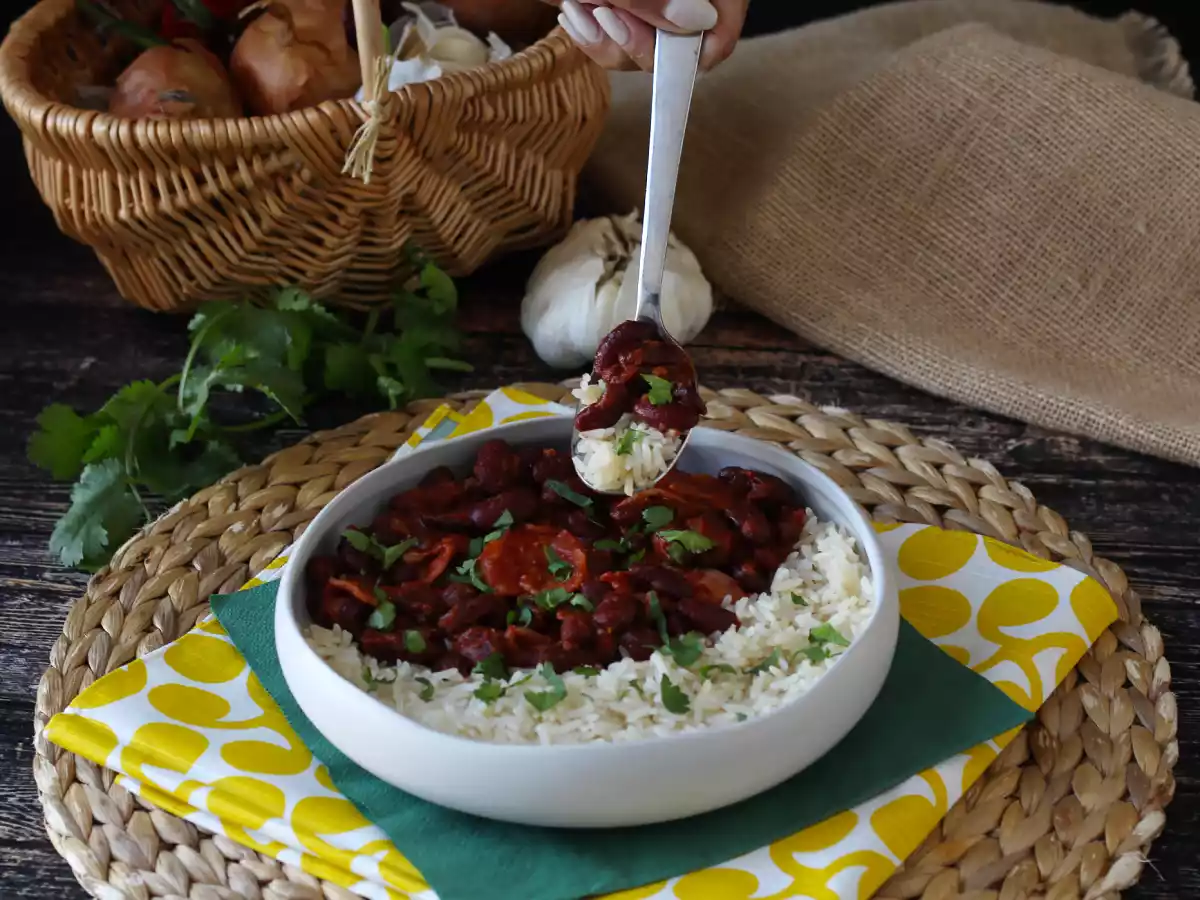 Riz aux haricots rouges et poitrine fumée : un plat typique de la cuisine cubaine - photo 4