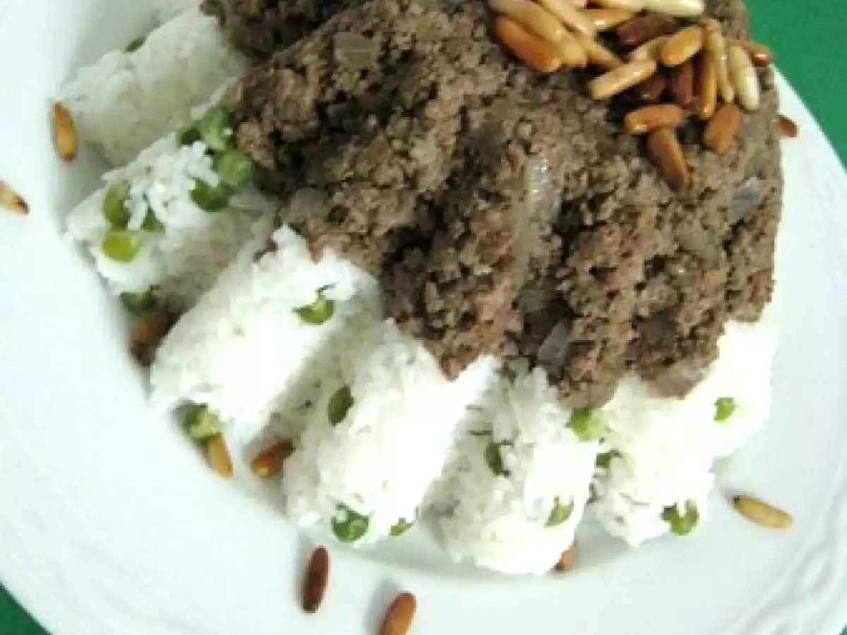 Riz aux petits pois et pignons, recette syrienne