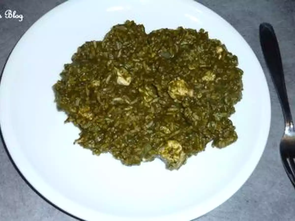 RIZ BASMATI AU POULET ET AUX ÉPINARDS
