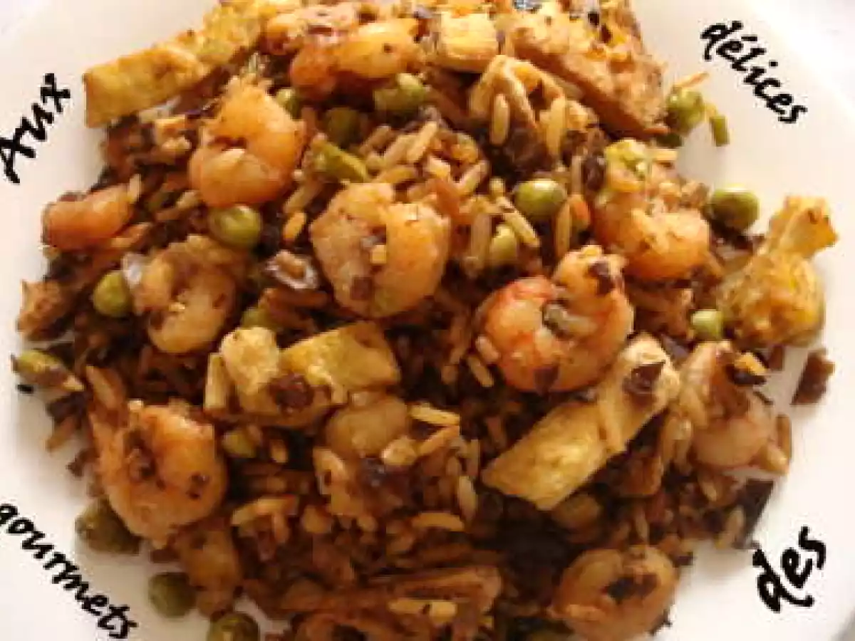 Riz cantonais aux crevettes - photo 2