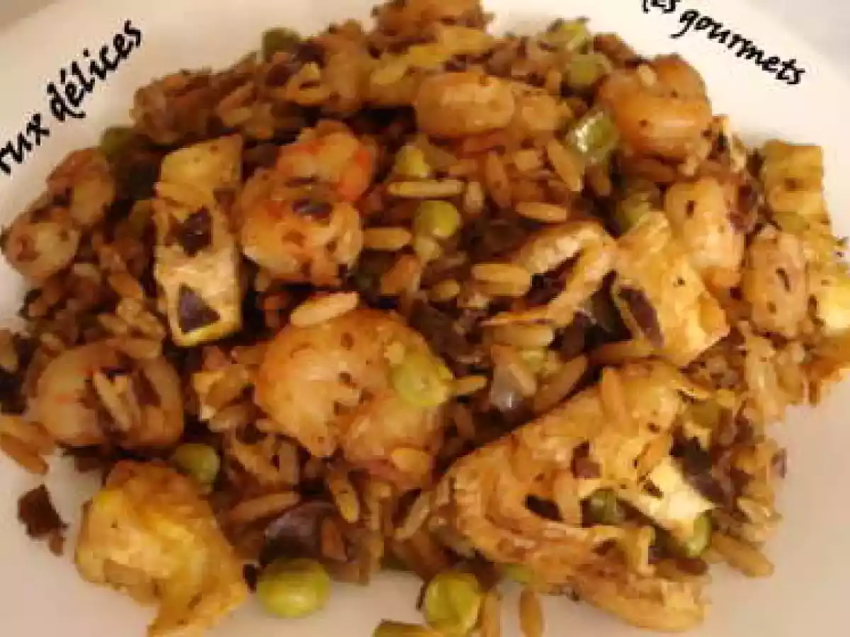 Riz cantonais aux crevettes - photo 3