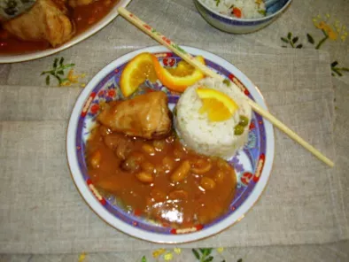 Riz cantonnais et poulet à la sauce aigre douce du chef Oussama - photo 2