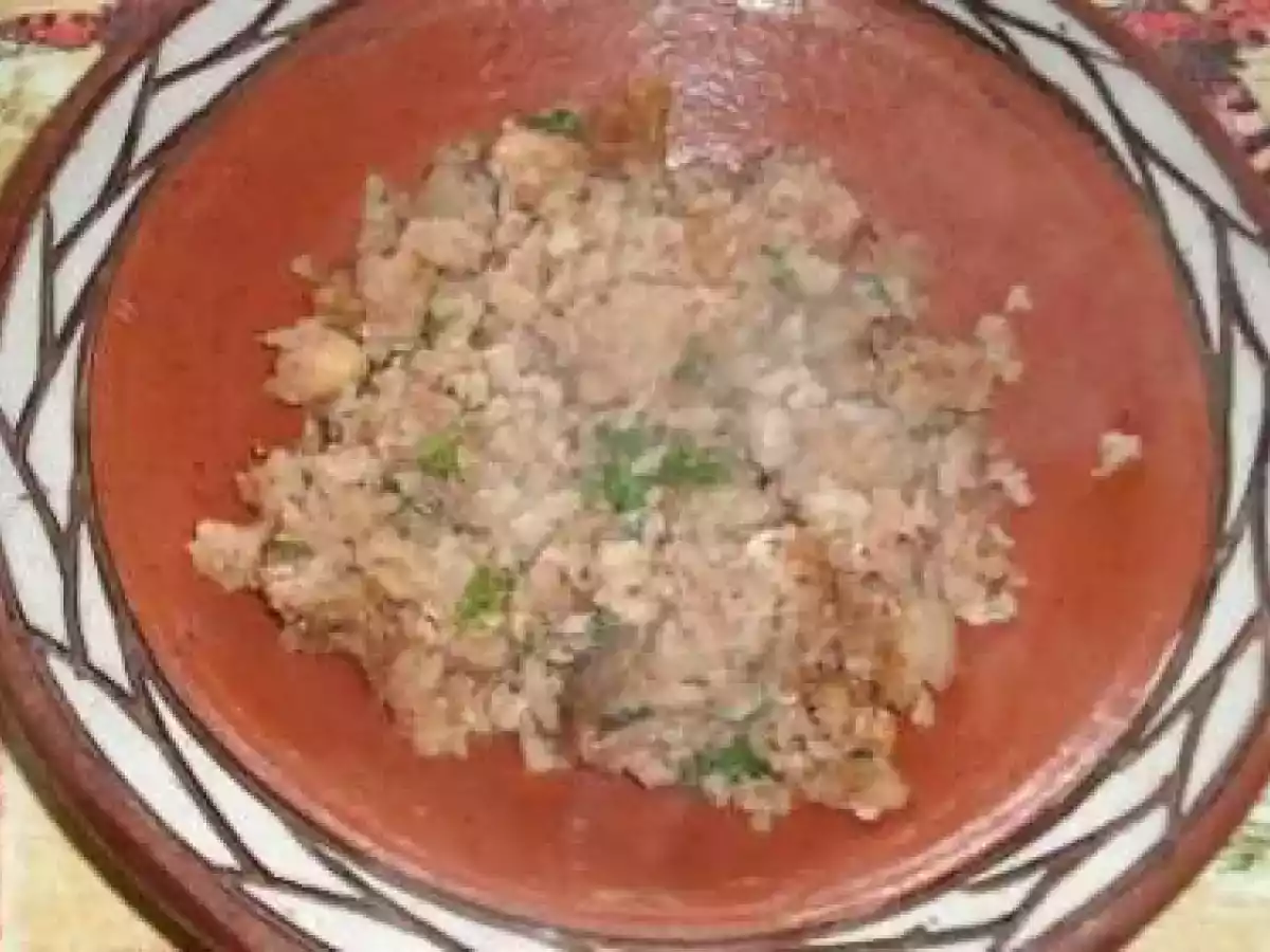 Riz caramélisé aux amandes et tempeh