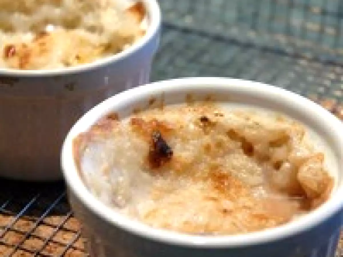 Riz crémeux à la banane et au chocolat, sans blé sans lait