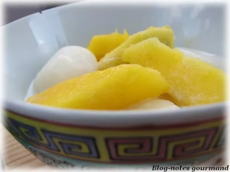 Riz gluant à la mangue et au lait de coco, photo 1
