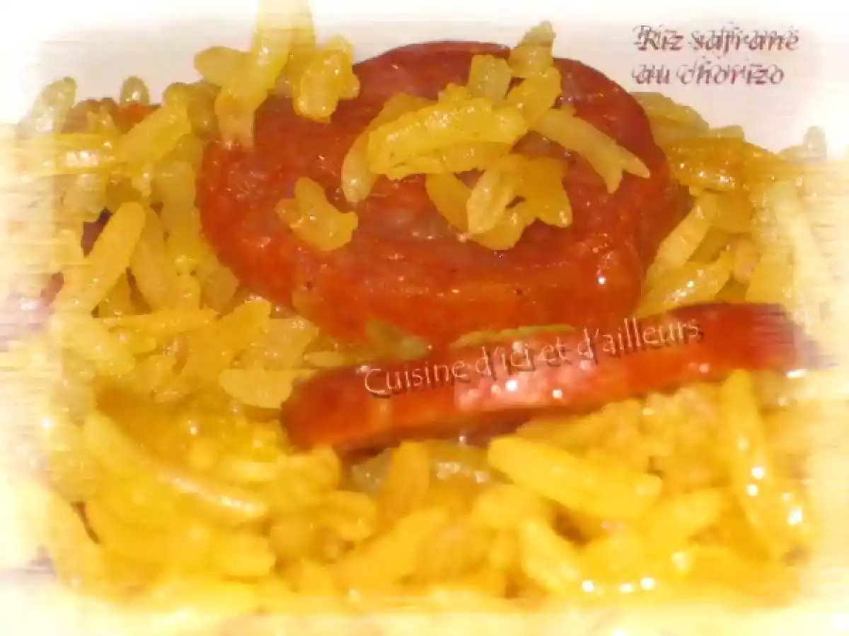 Riz safrané au chorizo - photo 2