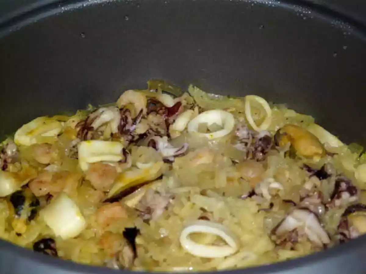 Riz safrané aux fruits de mer avec le rice cooker - photo 2