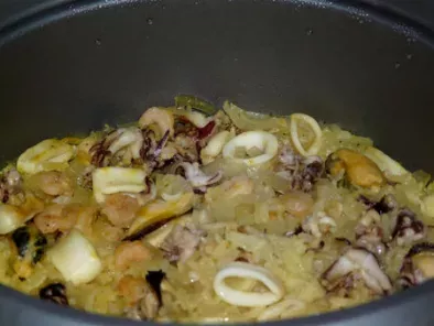 Riz safrané aux fruits de mer avec le rice cooker - Recette Ptitchef