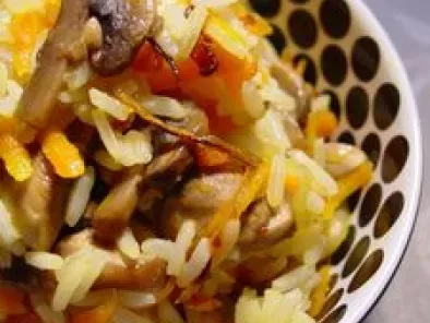 Riz Sauté aux Champignons et carottes