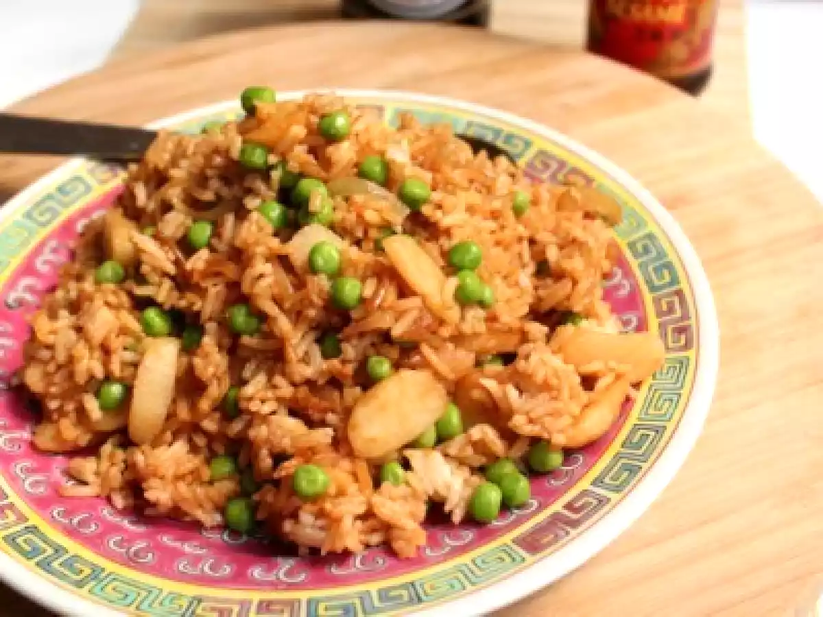 Riz sauté aux légumes