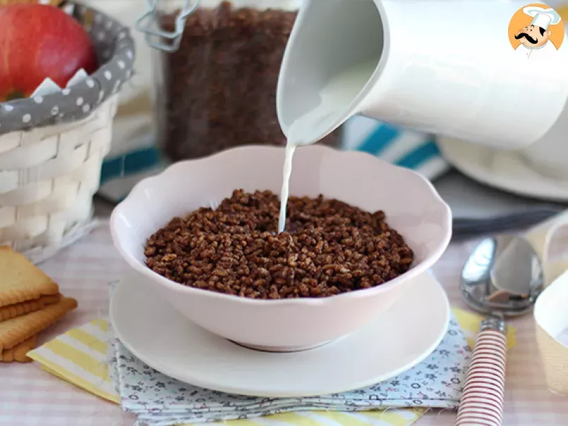Riz soufflé au chocolat - céréales type Coco pops