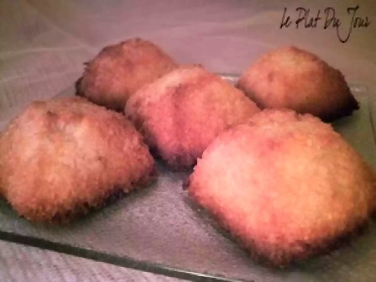 Rochers noix de coco coeur au chocolat (so girly) - photo 2