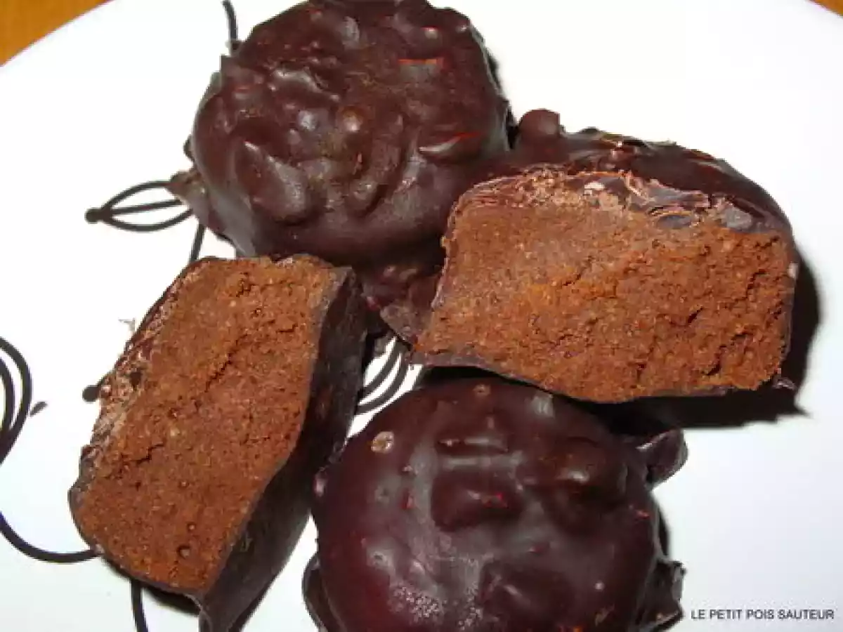 Rochers praliné-chocolat noir