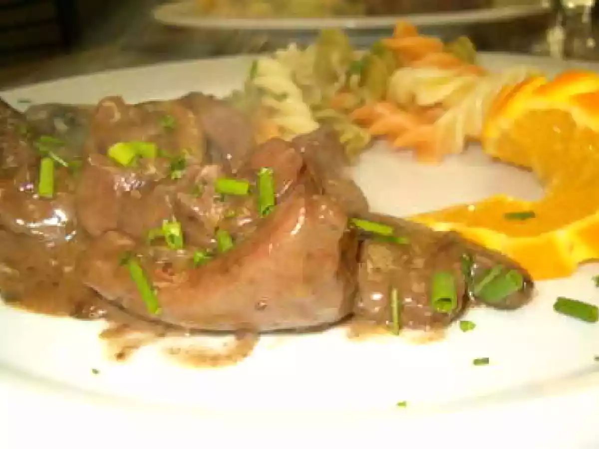 Rognons d'agneau au porto et à l'orange