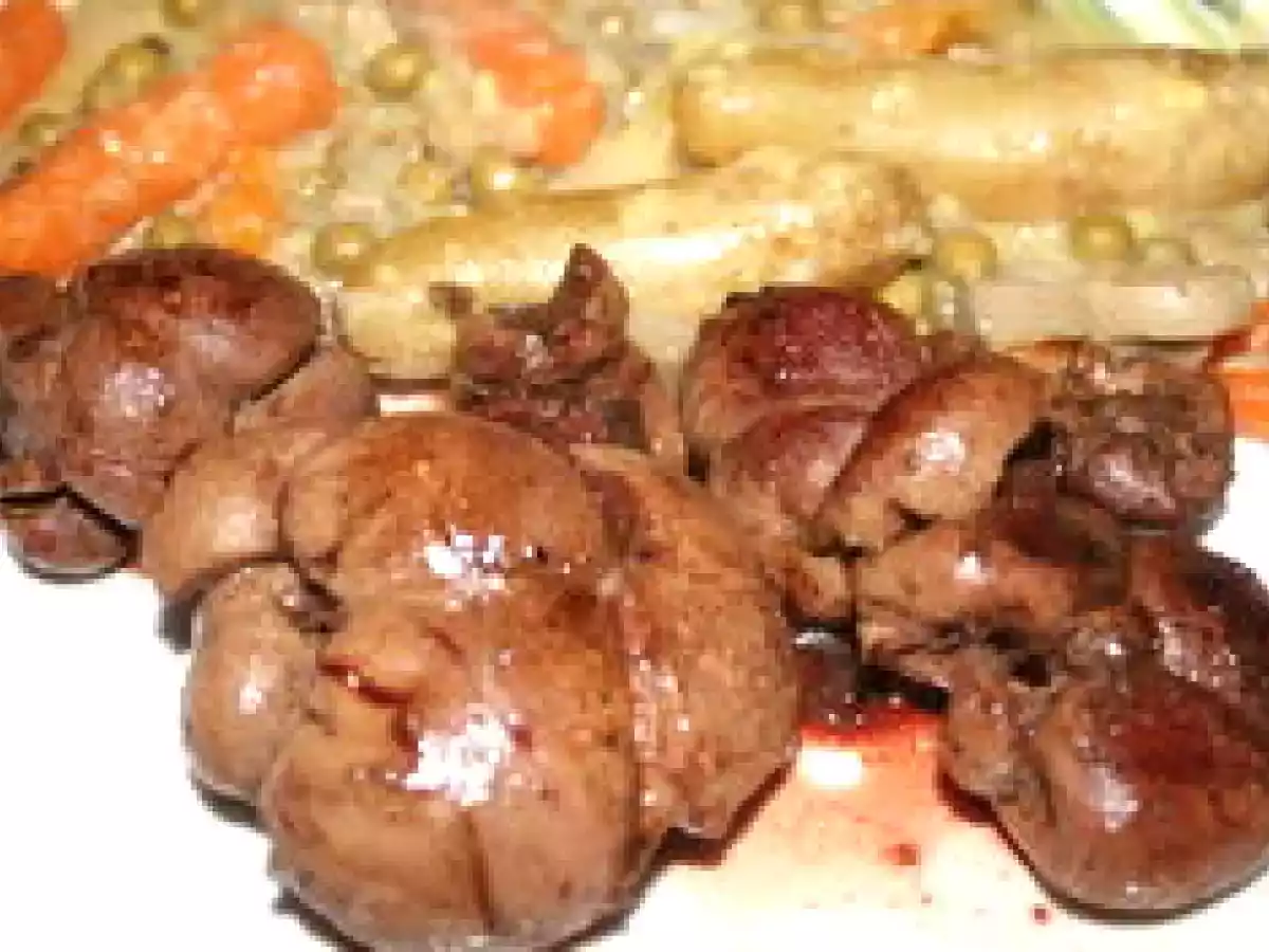 Rognons de veau déglacés au vinaigre