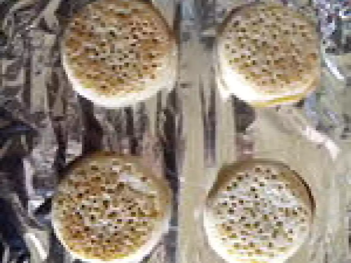 Rosace de jambon cru sur lit de crumpet tartiné de kiri - photo 3